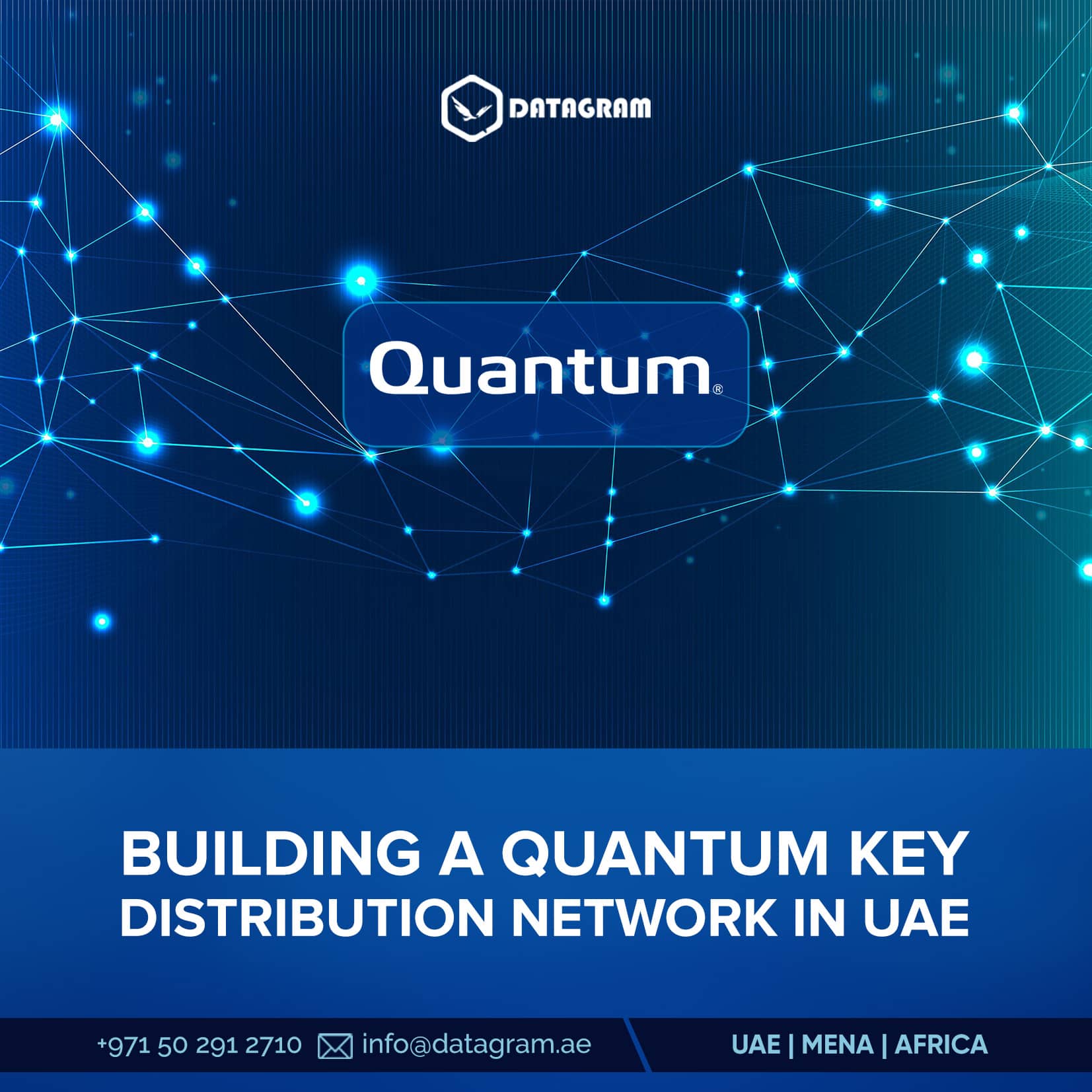 Building a quantum key distribution network in UAE